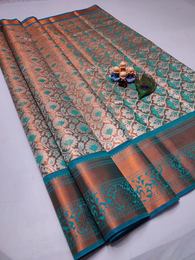 Grand Wedding Tissue Silk Saree