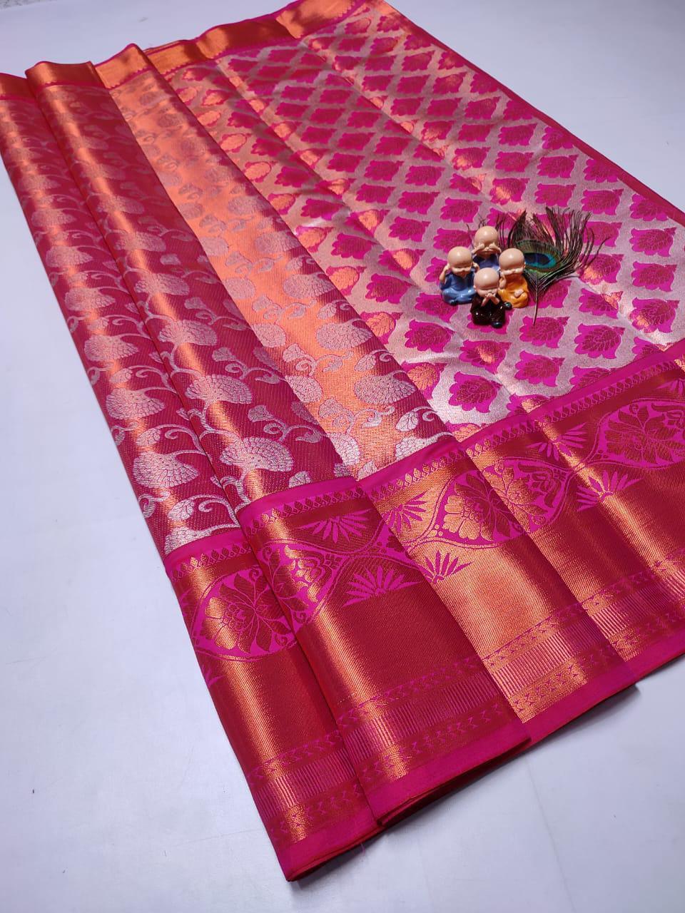 Grand Wedding Tissue Silk Saree