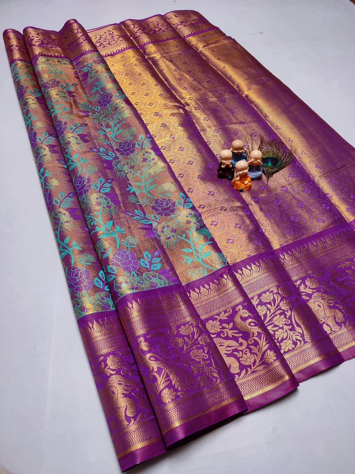 Grand Wedding Tissue Silk Saree
