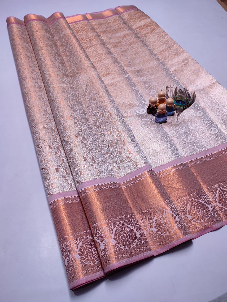 Grand Wedding Tissue Silk Saree