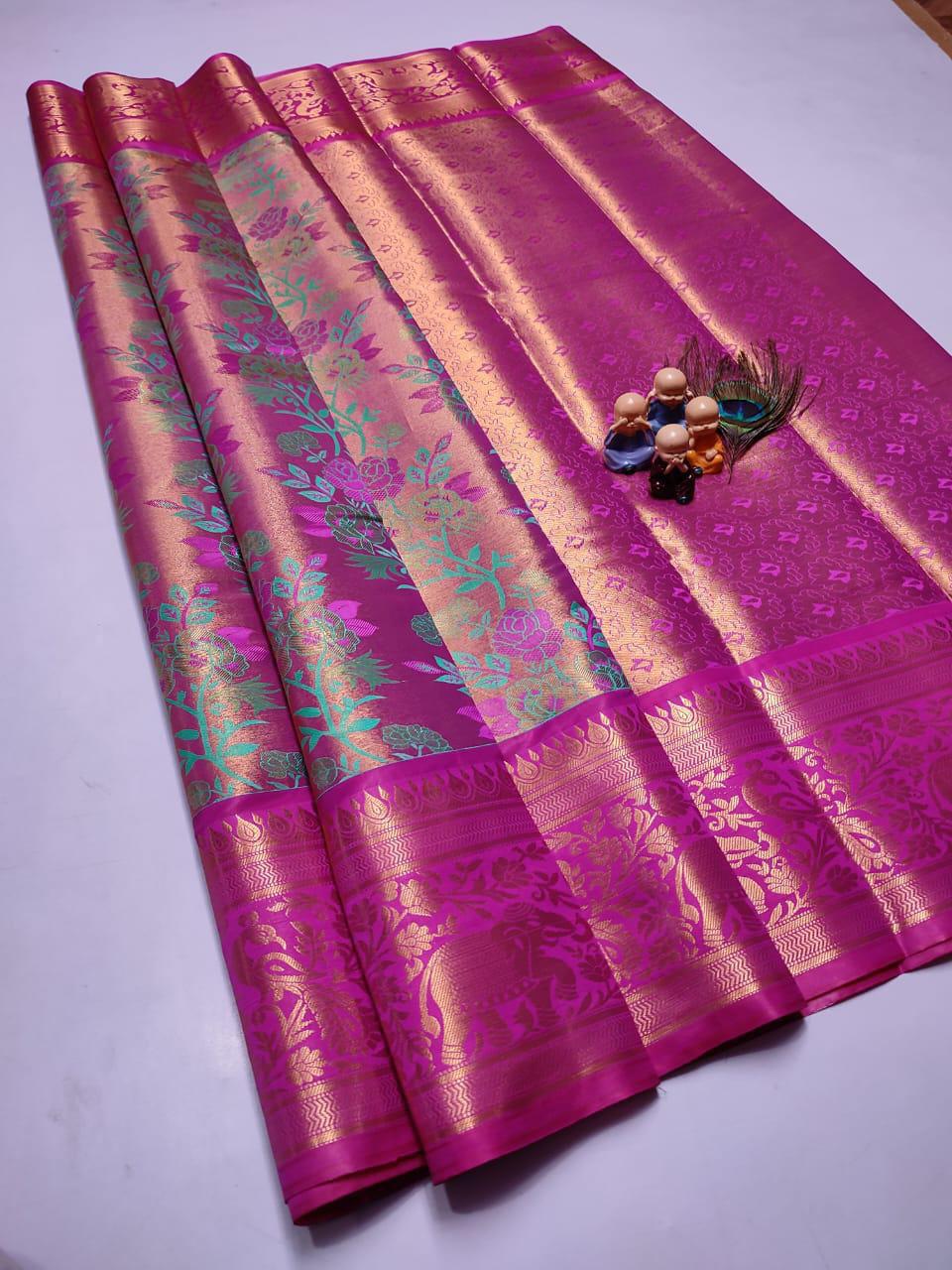 Grand Wedding Tissue Silk Saree