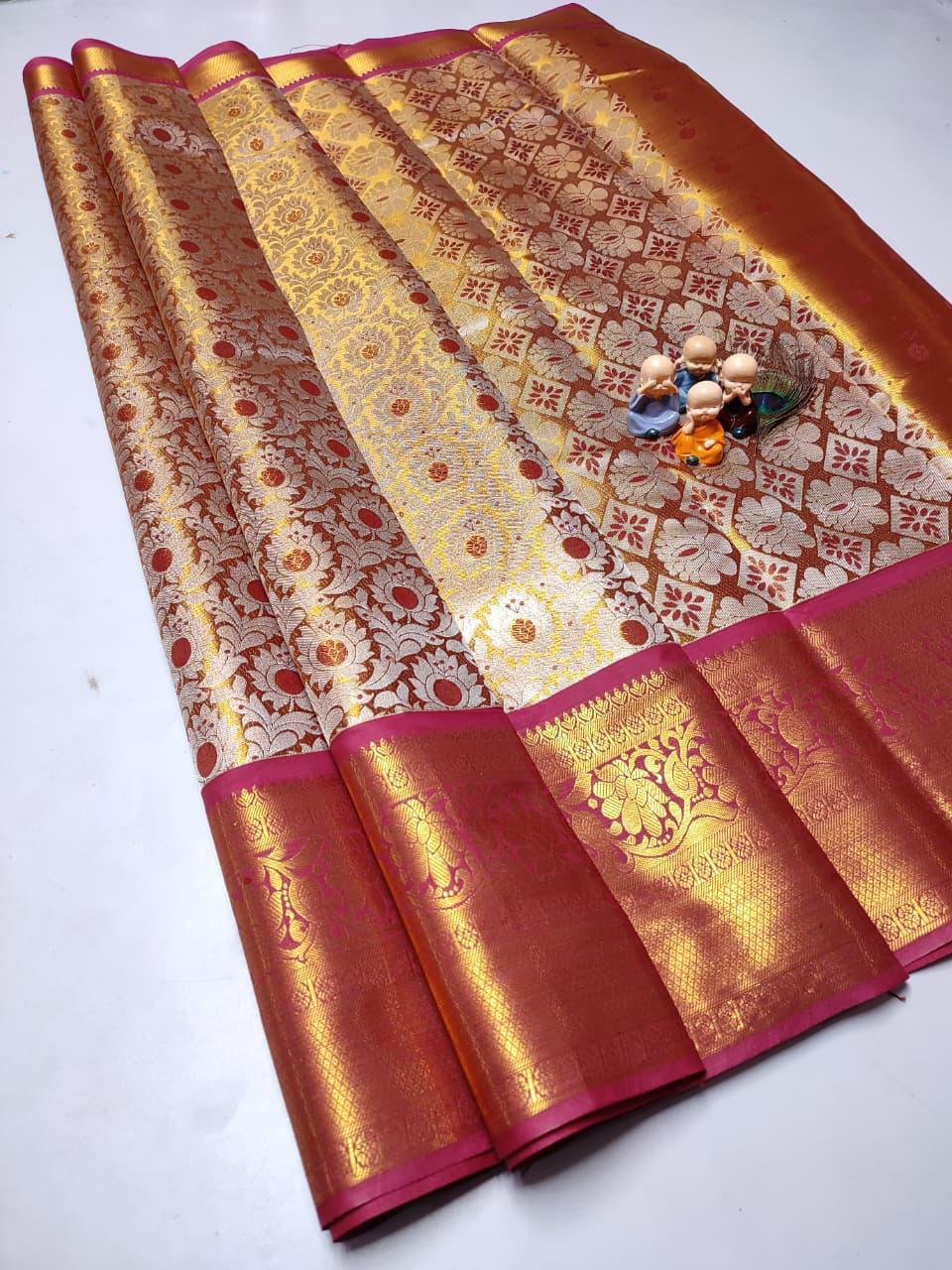 Grand Wedding Tissue Silk Saree