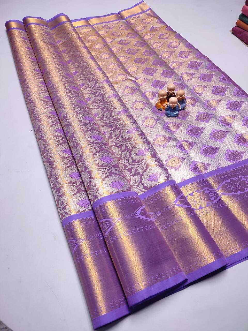 Grand Wedding Tissue Silk Saree