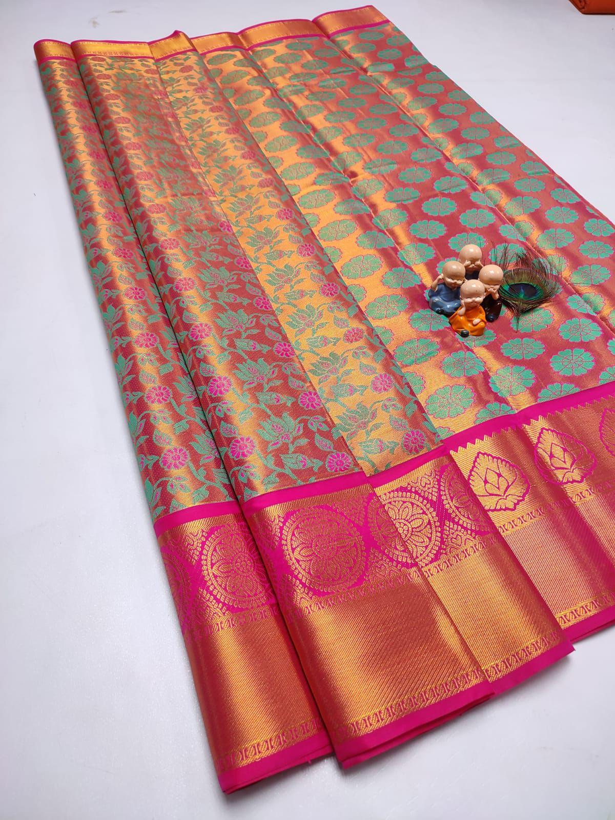Grand Wedding Tissue Silk Saree