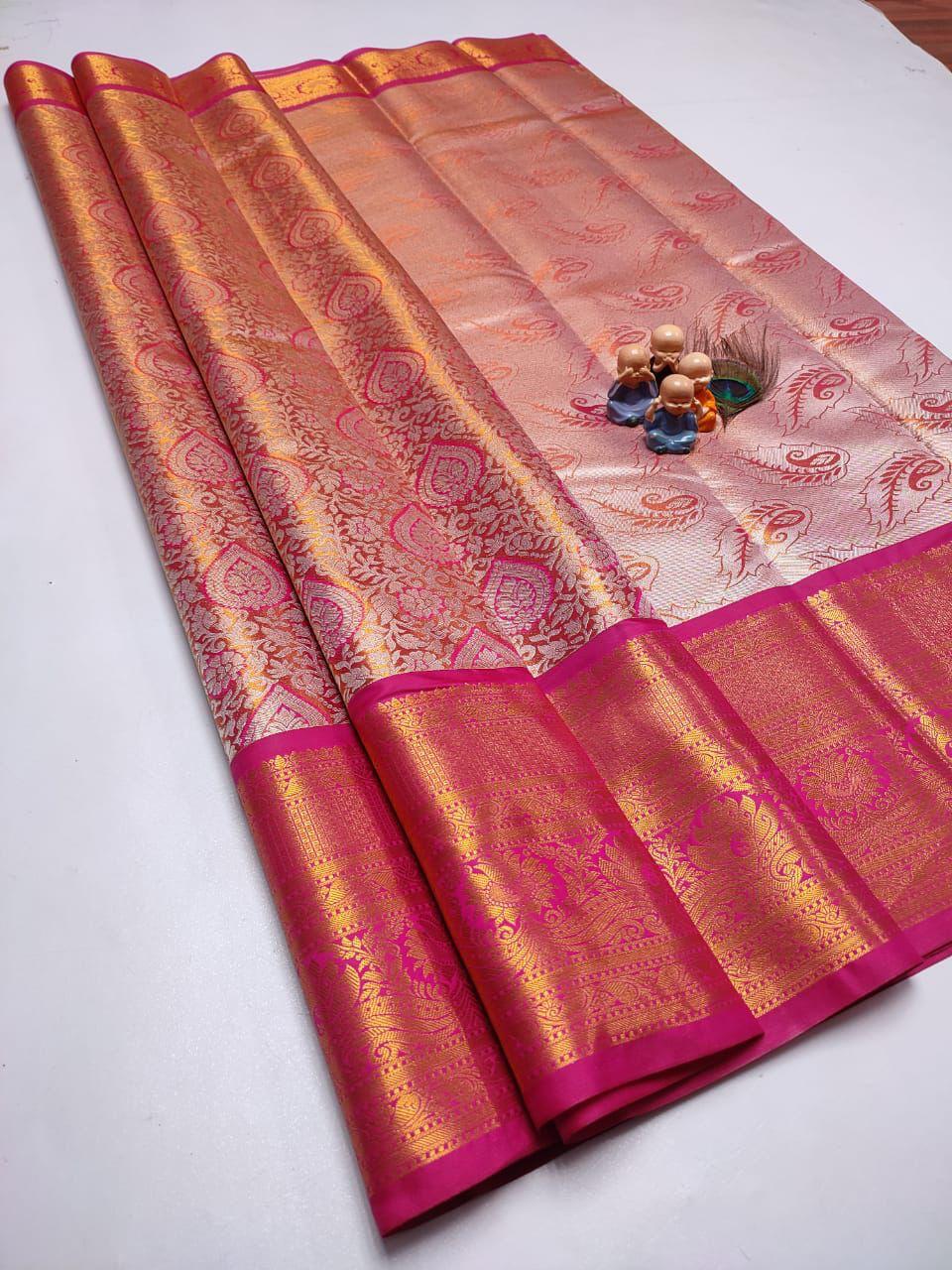 Grand Wedding Tissue Silk Saree