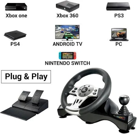 Ant Esports GW190 270° Degree Steering with Shifter Gaming Wheel