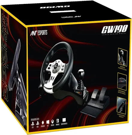 Ant Esports GW190 270° Degree Steering with Shifter Gaming Wheel
