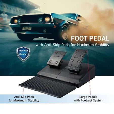 Ant Esports GW190 270° Degree Steering with Shifter Gaming Wheel