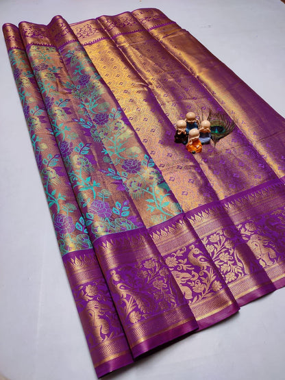 Grand Wedding Tissue Silk Saree