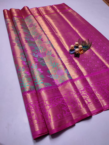 Grand Wedding Tissue Silk Saree