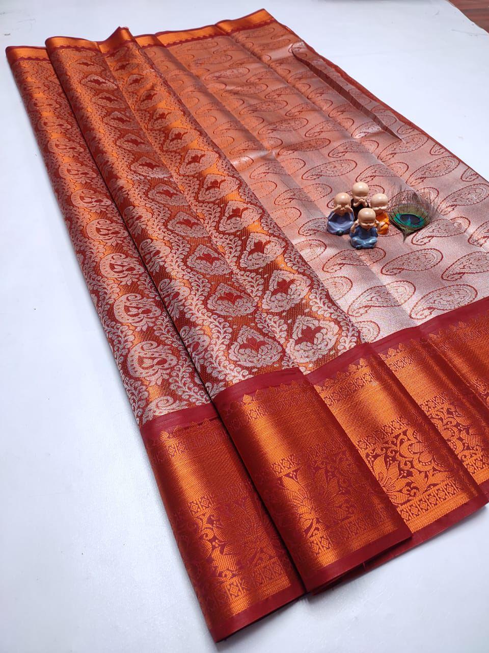 Grand Wedding Tissue Silk Saree