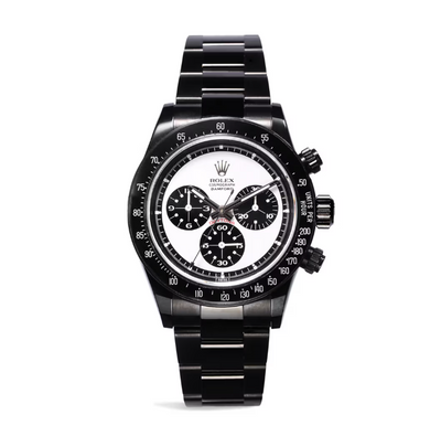 (Brand Inspired) Rolex Bamford - Black Chain